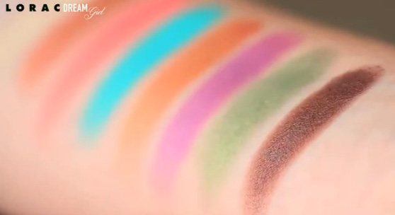 LORAC Summer 2015 - Dream Girl Palette Swatches