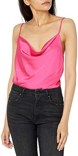 The Drop Women's Christy Cowl-Neck Cami Silky Stretch Top
